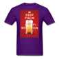 Keep Calm Drink Wisconsin Beer - Unisex Classic T-Shirt - purple