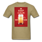 Keep Calm Drink Wisconsin Beer - Unisex Classic T-Shirt - khaki