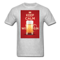 Keep Calm Drink Wisconsin Beer - Unisex Classic T-Shirt - heather gray