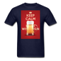 Keep Calm Drink Wisconsin Beer - Unisex Classic T-Shirt - navy