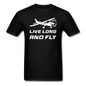 Live Long And Fly - White - Unisex Classic T-Shirt - black