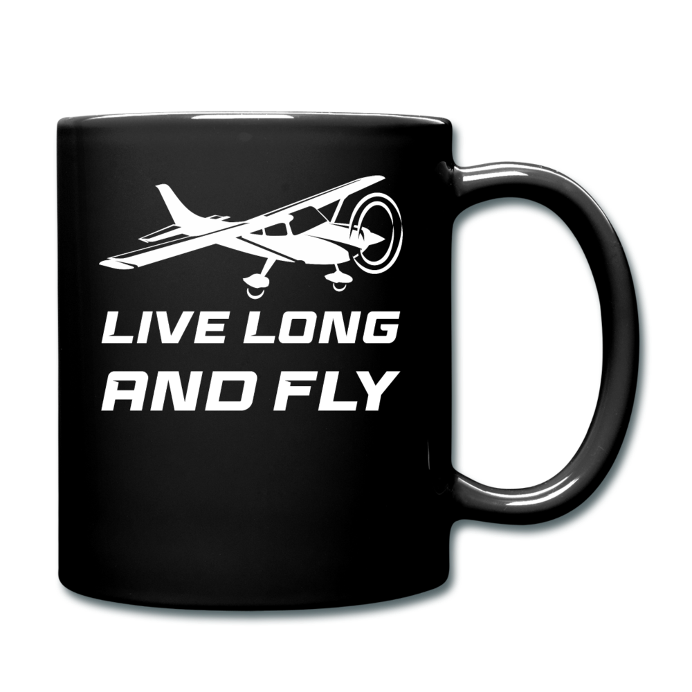 Live Long And Fly - White - Full Color Mug - black