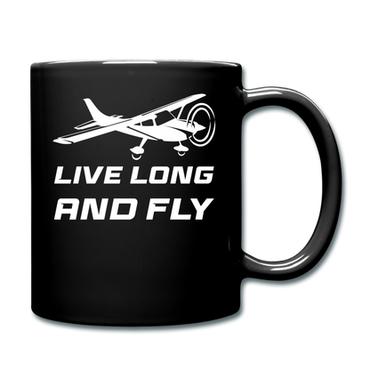 Live Long And Fly - White - Full Color Mug - black