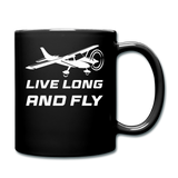 Live Long And Fly - White - Full Color Mug - black