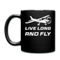 Live Long And Fly - White - Full Color Mug - black