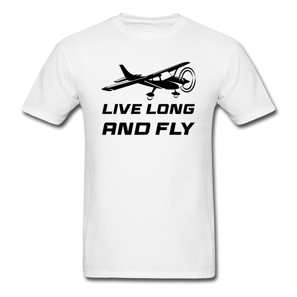 Live Long And Fly - Black - Unisex Classic T-Shirt - white