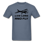 Live Long And Fly - Black - Unisex Classic T-Shirt - denim