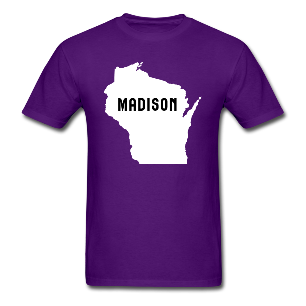 Madison, Wisconsin - State - Unisex Classic T-Shirt - purple