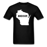 Madison, Wisconsin - State - Unisex Classic T-Shirt - black