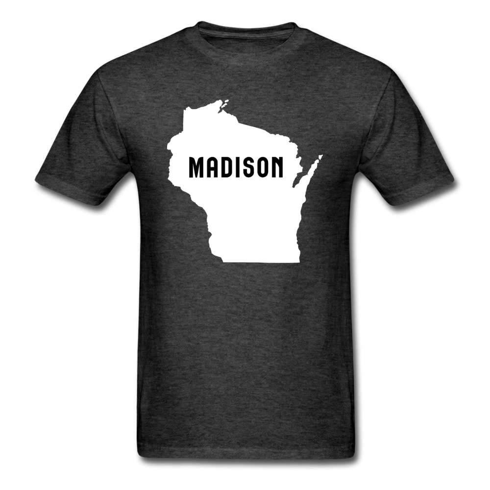 Madison, Wisconsin - State - Unisex Classic T-Shirt - heather black