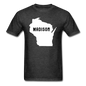 Madison, Wisconsin - State - Unisex Classic T-Shirt - heather black