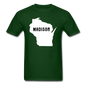 Madison, Wisconsin - State - Unisex Classic T-Shirt - forest green