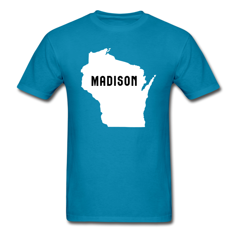 Madison, Wisconsin - State - Unisex Classic T-Shirt - turquoise