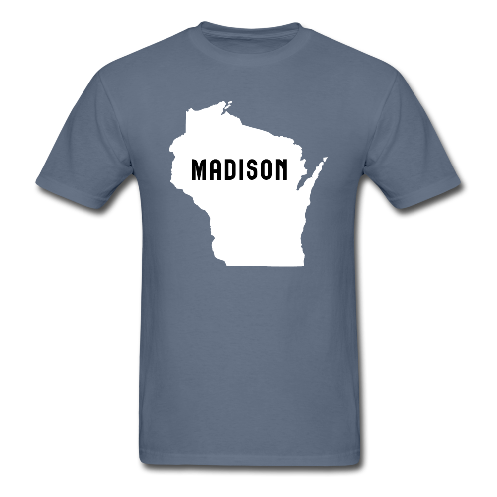 Madison, Wisconsin - State - Unisex Classic T-Shirt - denim