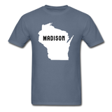 Madison, Wisconsin - State - Unisex Classic T-Shirt - denim
