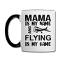 Mama - Flying - Black - Contrast Coffee Mug - white/black