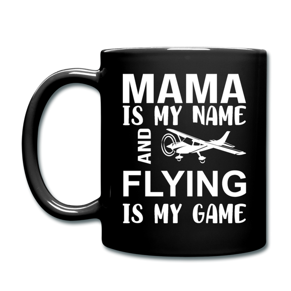 Mama - Flying - White - Full Color Mug - black