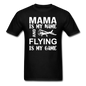 Mama - Flying - White - Unisex Classic T-Shirt - black