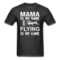 Mama - Flying - White - Unisex Classic T-Shirt - heather black