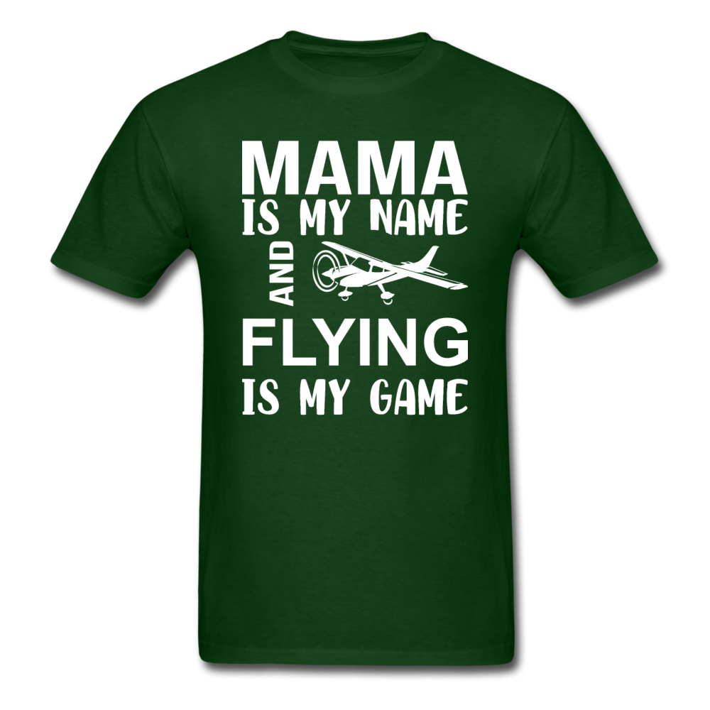 Mama - Flying - White - Unisex Classic T-Shirt - forest green