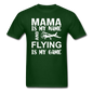 Mama - Flying - White - Unisex Classic T-Shirt - forest green