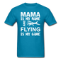 Mama - Flying - White - Unisex Classic T-Shirt - turquoise