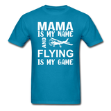 Mama - Flying - White - Unisex Classic T-Shirt - turquoise
