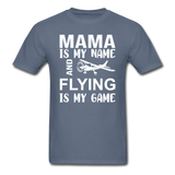 Mama - Flying - White - Unisex Classic T-Shirt - denim