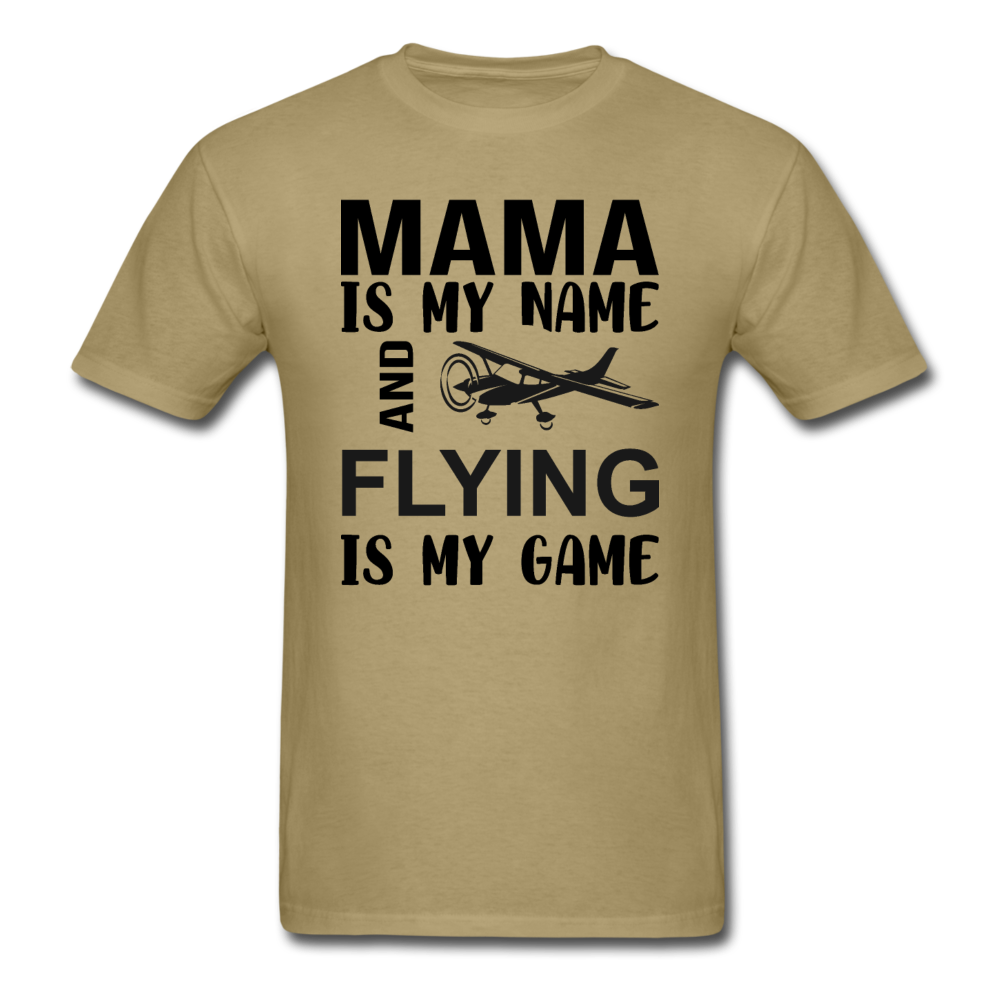 Mama - Flying - White - Unisex Classic T-Shirt - khaki