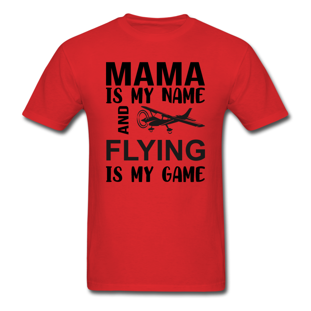 Mama - Flying - White - Unisex Classic T-Shirt - red