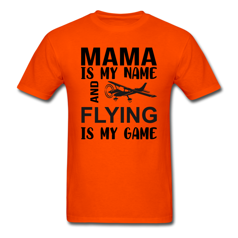 Mama - Flying - White - Unisex Classic T-Shirt - orange