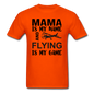 Mama - Flying - White - Unisex Classic T-Shirt - orange