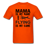 Mama - Flying - White - Unisex Classic T-Shirt - orange