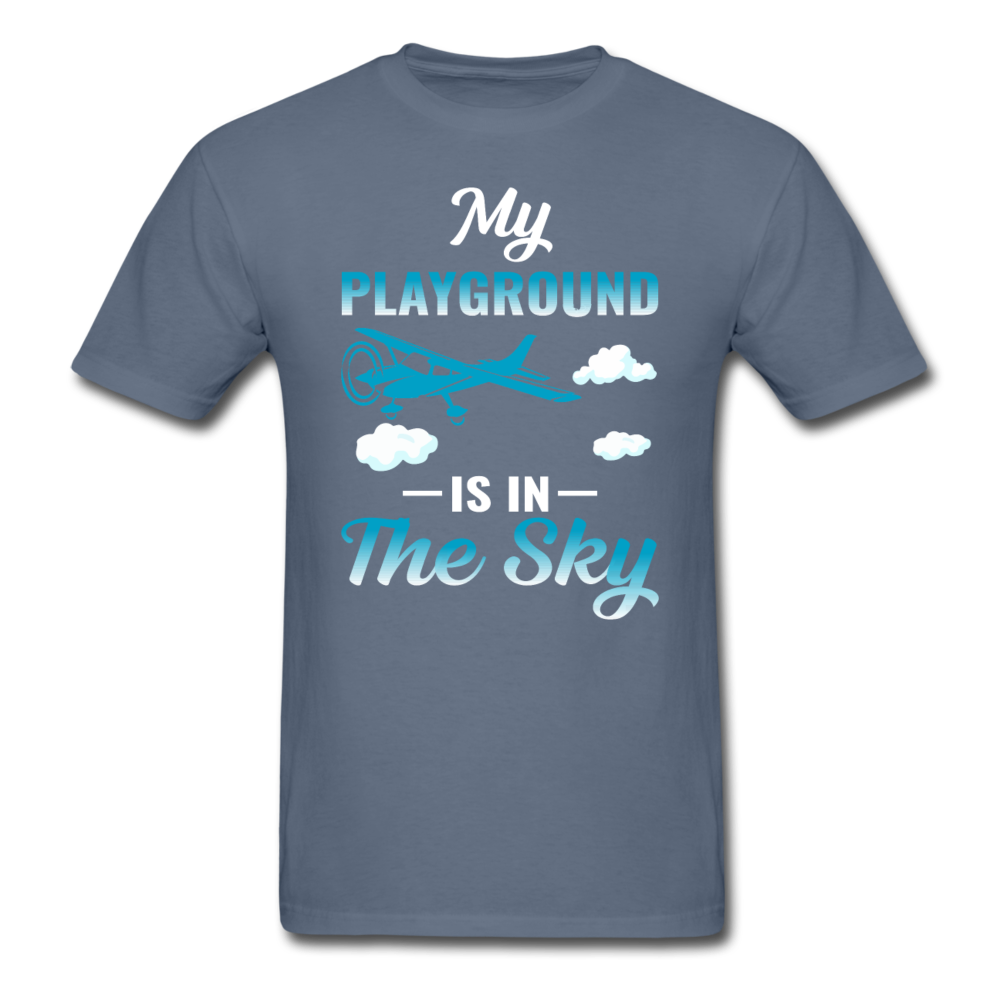 My Playground Is In The Sky - Unisex Classic T-Shirt - denim