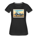 Fly Wisconsin - DC3 - Women’s Premium T-Shirt - black