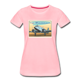 Fly Wisconsin - DC3 - Women’s Premium T-Shirt - pink