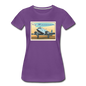 Fly Wisconsin - DC3 - Women’s Premium T-Shirt - purple