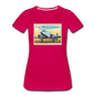 Fly Wisconsin - DC3 - Women’s Premium T-Shirt - dark pink