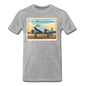 Fly Wisconsin - DC3 - Men's Premium T-Shirt - heather gray