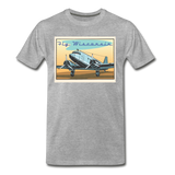 Fly Wisconsin - DC3 - Men's Premium T-Shirt - heather gray