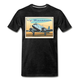 Fly Wisconsin - DC3 - Men's Premium T-Shirt - charcoal gray