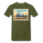 Fly Wisconsin - DC3 - Men's Premium T-Shirt - olive green