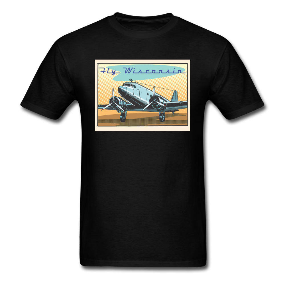 Fly Wisconsin - DC3 - Unisex Classic T-Shirt - black