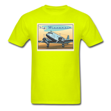 Fly Wisconsin - DC3 - Unisex Classic T-Shirt - safety green