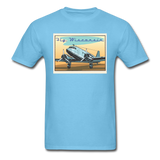 Fly Wisconsin - DC3 - Unisex Classic T-Shirt - aquatic blue