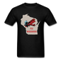 Fly Wisconsin - State - Unisex Classic T-Shirt - black