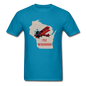 Fly Wisconsin - State - Unisex Classic T-Shirt - turquoise