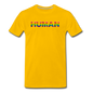 Human - Rainbow - Men's Premium T-Shirt - sun yellow