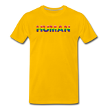 Human - Rainbow - Men's Premium T-Shirt - sun yellow