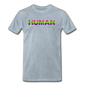 Human - Rainbow - Men's Premium T-Shirt - heather ice blue